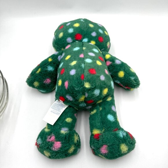 Build A Bear BAB Jolly Jumps Frog Holiday Green Polka Dot Stuffed Animal - Picture 6 of 8